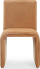 Winston Fully Upholstered Side chair in Whiskey Velvet