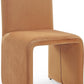 Winston Fully Upholstered Side chair in Whiskey Velvet