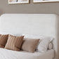Wisteria Queen-size Upholstered Platform Bed in Frosty Corduroy