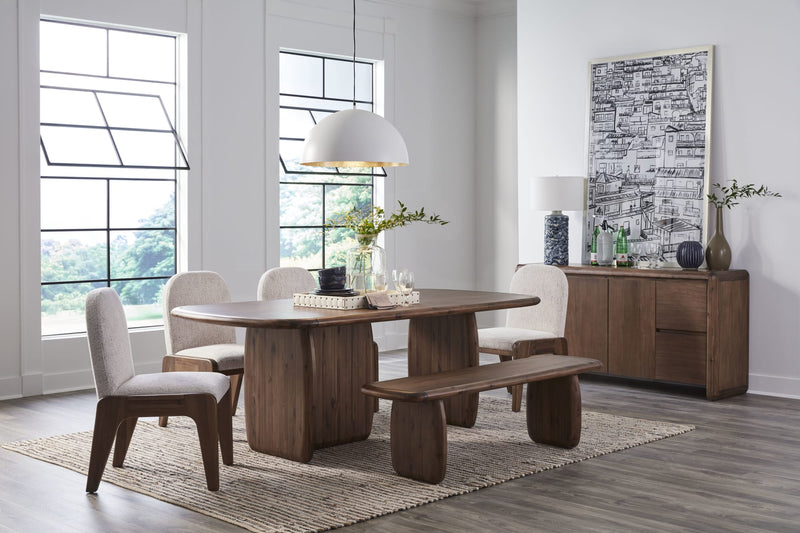 Xolani Acacia Wood Bench in Impala