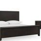 Xolani Queen-Size Acacia Wood Platform Bed in Jaguar