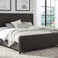 Xolani King-Size Acacia Wood Platform Bed in Jaguar