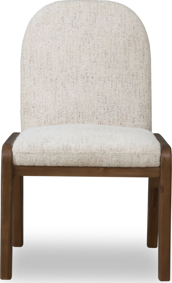 Xolani Chenille Upholstered Dining Chair in Chinchilla and Impala