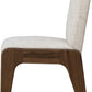 Xolani Chenille Upholstered Dining Chair in Chinchilla and Impala
