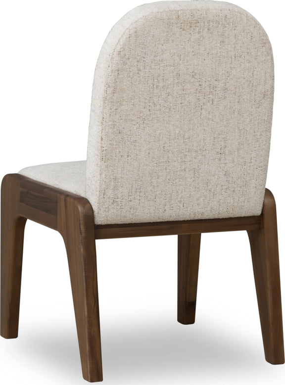 Xolani Chenille Upholstered Dining Chair in Chinchilla and Impala