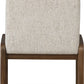 Xolani Chenille Upholstered Dining Chair in Chinchilla and Impala