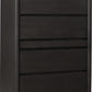 Xolani Five Drawer Acacia Wood Chest with Jewelry Tray in Jaguar