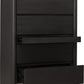 Xolani Five Drawer Acacia Wood Chest with Jewelry Tray in Jaguar