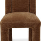 Xolani Fully Upholstered Dining Chair in Amber Sand Chenille
