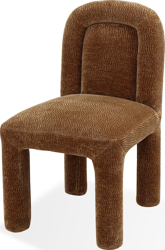 Xolani Fully Upholstered Dining Chair in Amber Sand Chenille