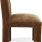 Xolani Fully Upholstered Dining Chair in Amber Sand Chenille