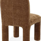 Xolani Fully Upholstered Dining Chair in Amber Sand Chenille
