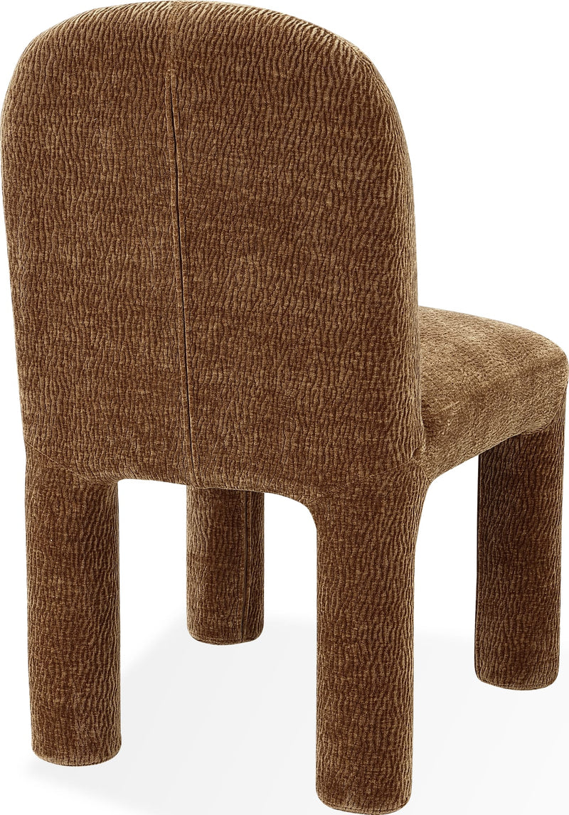 Xolani Fully Upholstered Dining Chair in Amber Sand Chenille