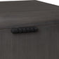 Xolani One Drawer Acacia Wood Nightstand in Jaguar
