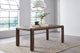 Xolani Rectangular Acacia Wood Leg Table in Impala