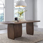 Xolani Rectangular Acacia Wood Pedestal Table in Impala