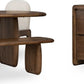 Xolani Rectangular Acacia Wood Pedestal Table in Impala