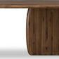 Xolani Rectangular Acacia Wood Pedestal Table in Impala