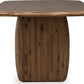 Xolani Rectangular Acacia Wood Pedestal Table in Impala