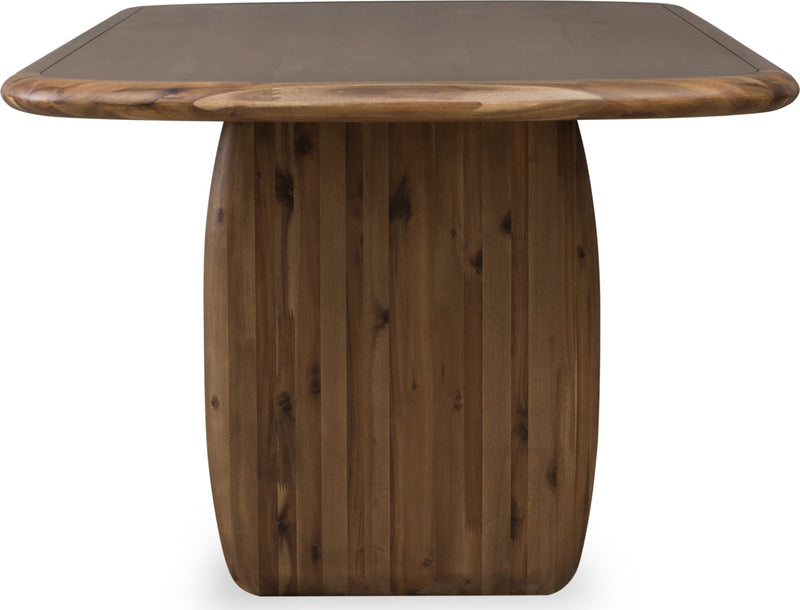 Xolani Rectangular Acacia Wood Pedestal Table in Impala