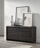Xolani Six Drawer Acacia Wood Dresser in Jaguar
