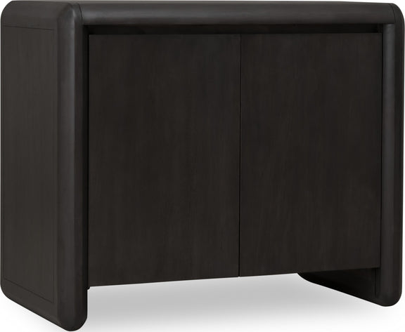 Xolani Two Door Acacia Wood Cabinet in Jaguar