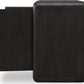 Xolani Two Door Acacia Wood Cabinet in Jaguar