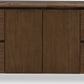 Xolani Two Door Four Drawer Acacia Wood Sideboard in Impala