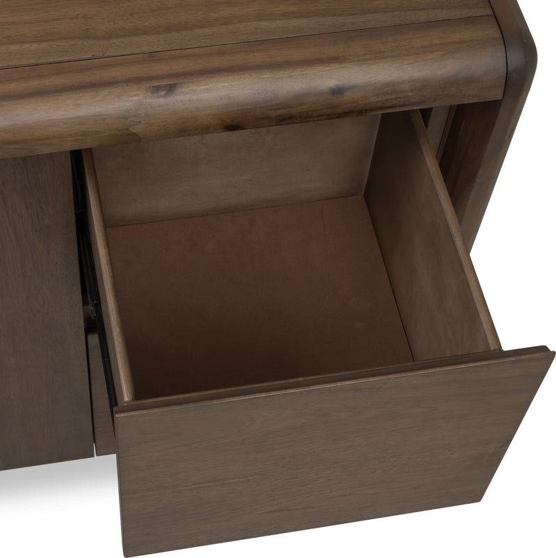 Xolani Two Door Four Drawer Acacia Wood Sideboard in Impala