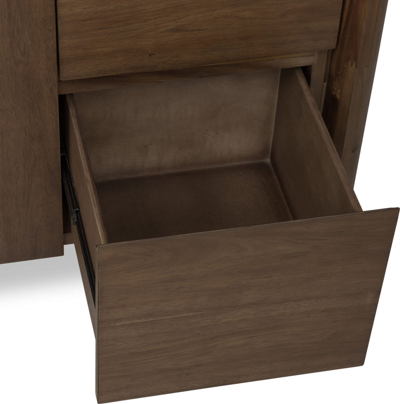 Xolani Two Door Four Drawer Acacia Wood Sideboard in Impala