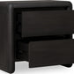 Xolani Two Drawer Acacia Wood Nightstand in Jaguar