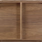 Yeal Leather Upholstered Storage Coffee Table with Wooden Tray Top and Casters