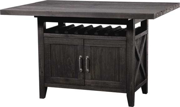 Yosemite Counter Height Rectangular Extension Table in Cafe