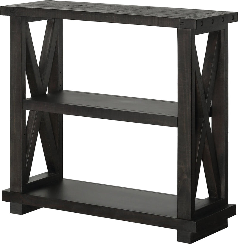 Yosemite Solid Wood 36x39 inch Bookshelf in Cafe