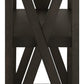 Yosemite Solid Wood 36x39 inch Bookshelf in Cafe