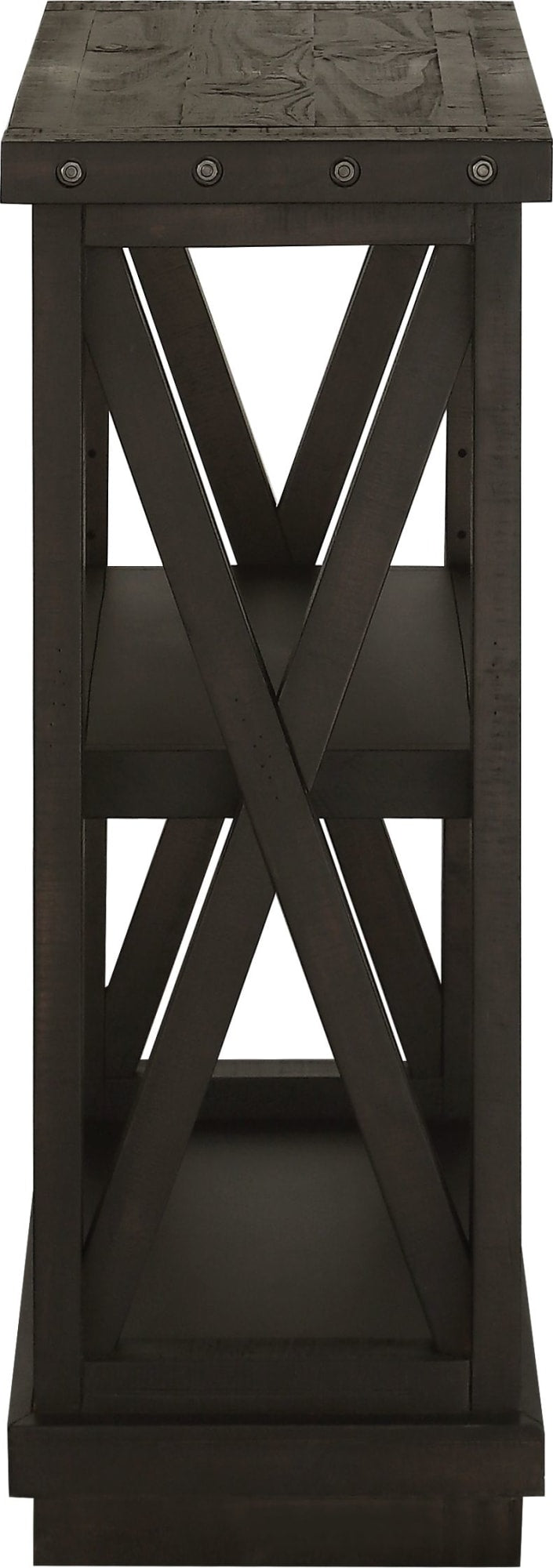 Yosemite Solid Wood 36x39 inch Bookshelf in Cafe