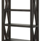 Yosemite Solid Wood 82x39 inch Bookshelf in Cafe