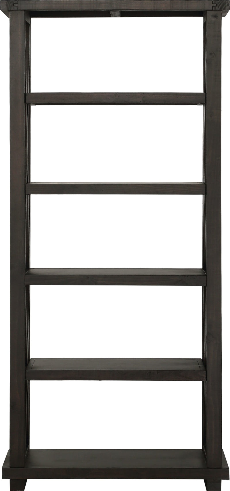 Yosemite Solid Wood 82x39 inch Bookshelf in Cafe