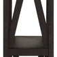 Yosemite Solid Wood 82x39 inch Bookshelf in Cafe