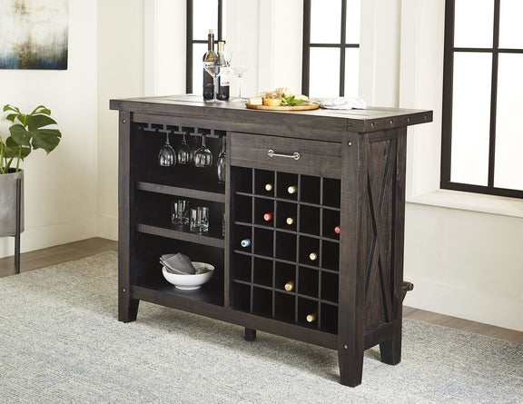 Yosemite Solid Wood Bar Table in Cafe
