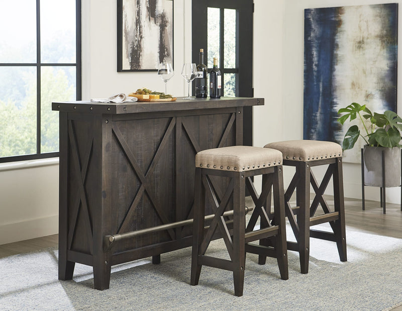 Yosemite Solid Wood Bar Table in Cafe