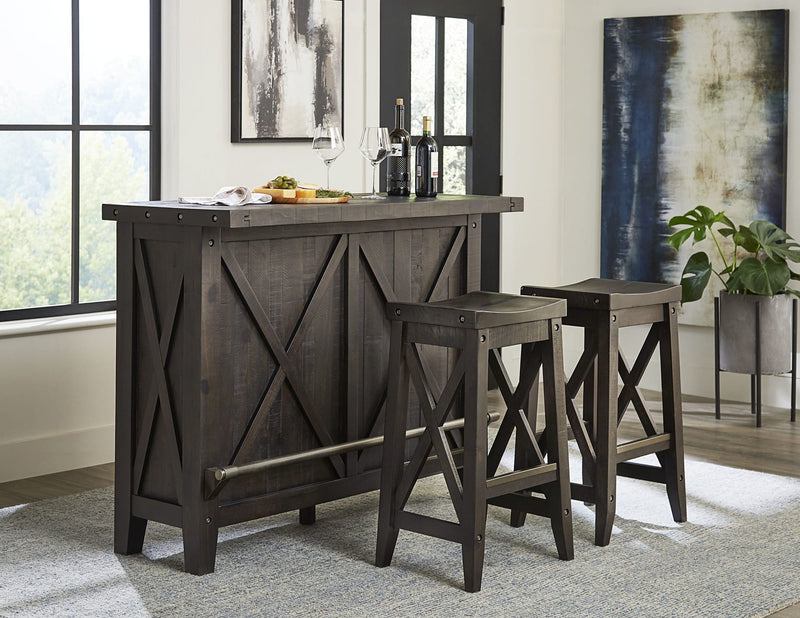 Yosemite Solid Wood Bar Table in Cafe