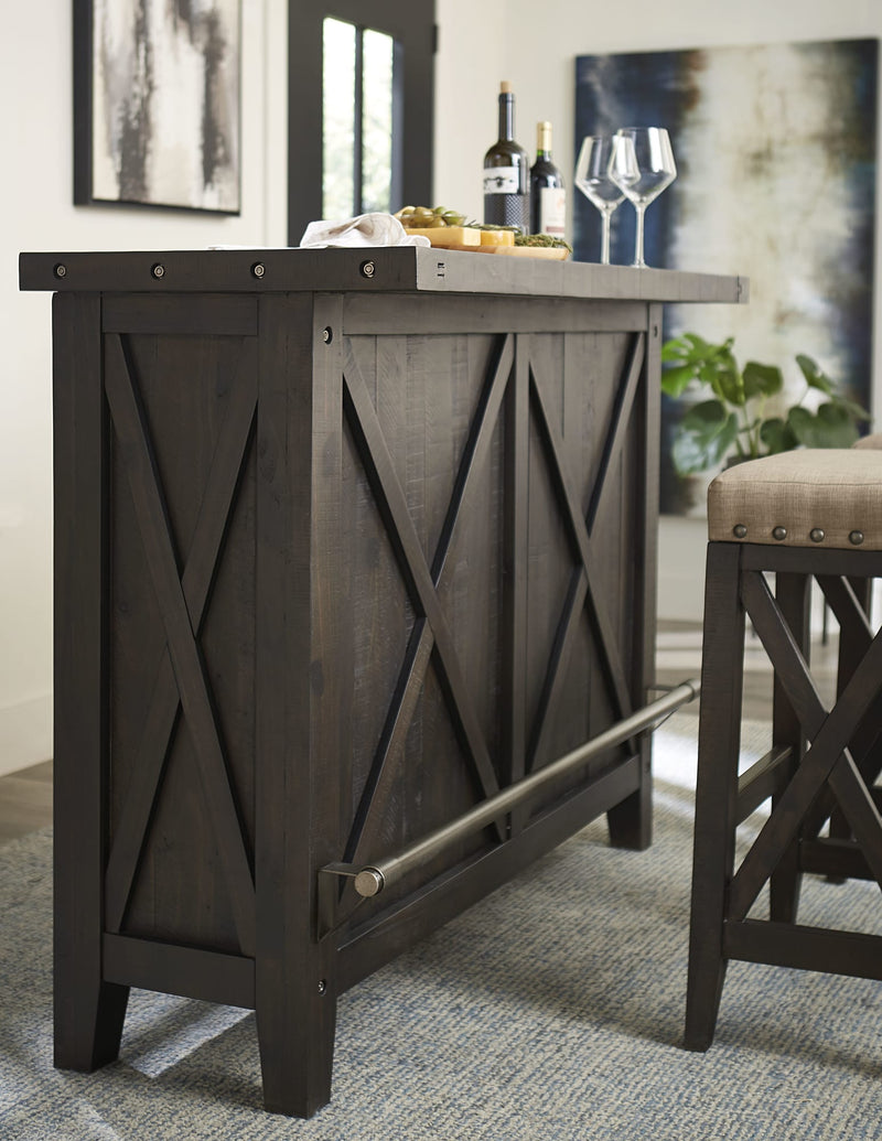 Yosemite Solid Wood Bar Table in Cafe