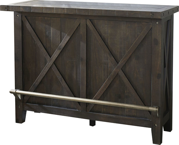 Yosemite Solid Wood Bar Table in Cafe