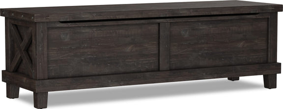 Yosemite Solid Wood Blanket Box in Cafe
