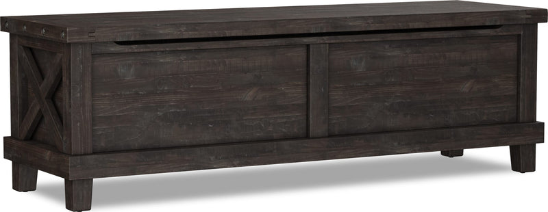 Yosemite Solid Wood Blanket Box in Cafe