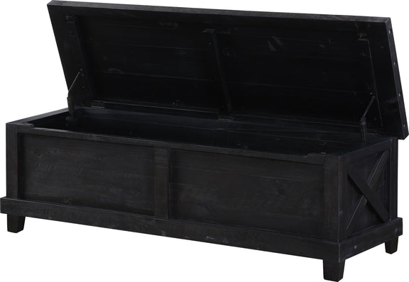Yosemite Solid Wood Blanket Box in Cafe