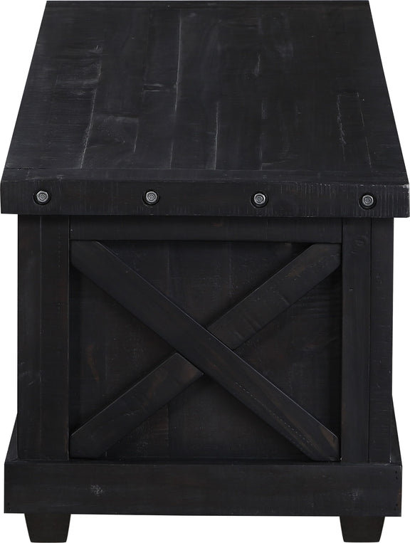 Yosemite Solid Wood Blanket Box in Cafe