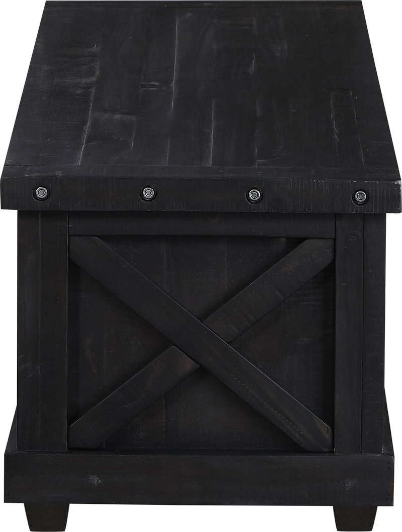 Yosemite Solid Wood Blanket Box in Cafe