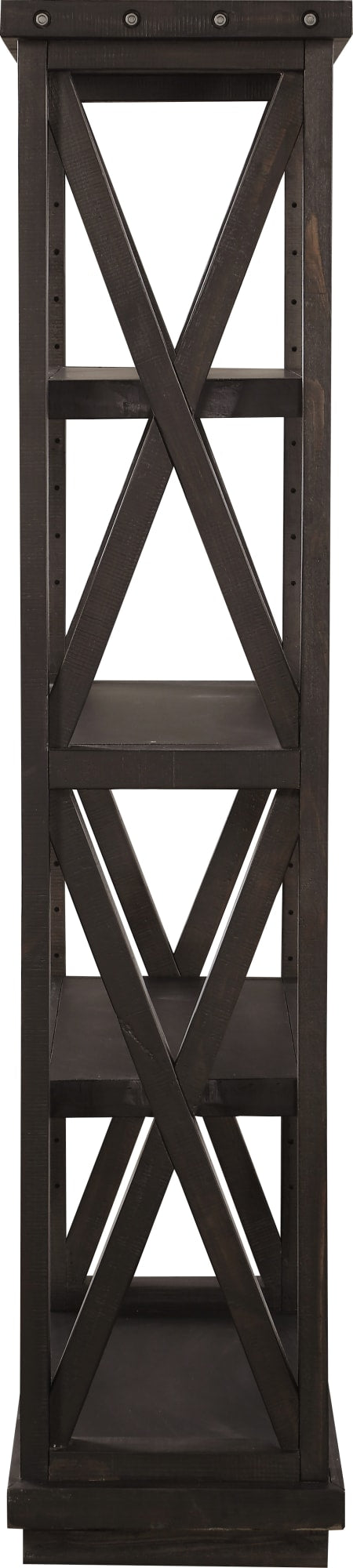 Yosemite Solid Wood Bookcase in Cafe